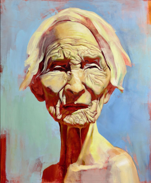 The Auditoracrylic/canvas, 140x100 cm, 2024